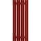 Ekena Millwork True Fit PVC Four Board Spaced Board-n-Batten Shutters, Fire Red , 23W x 35H, PR TFP101SBF23X035BR - alternate 2